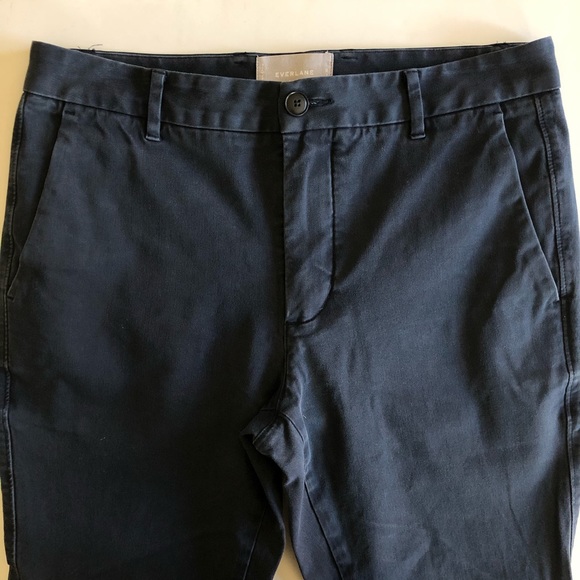 Everlane Navy The Midweight Slim Chino. Sz 31x30 - Picture 5 of 9